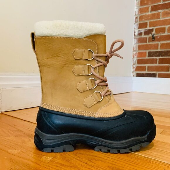 Sorel Caribou Women’s US 8 NL1004-280 Leather Waterproof Winter Snow Boots - Picture 10 of 11